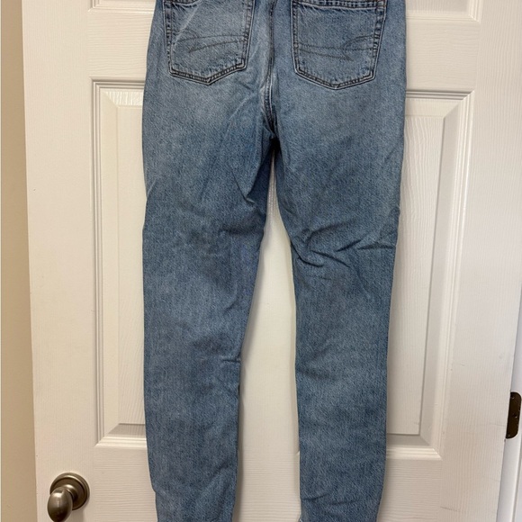 American Eagle Women’s Distressed Blue Jeans Size 0 - Picture 5 of 12